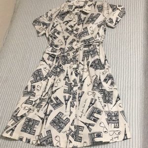 Karl Lagerfeld Paris Print Dress